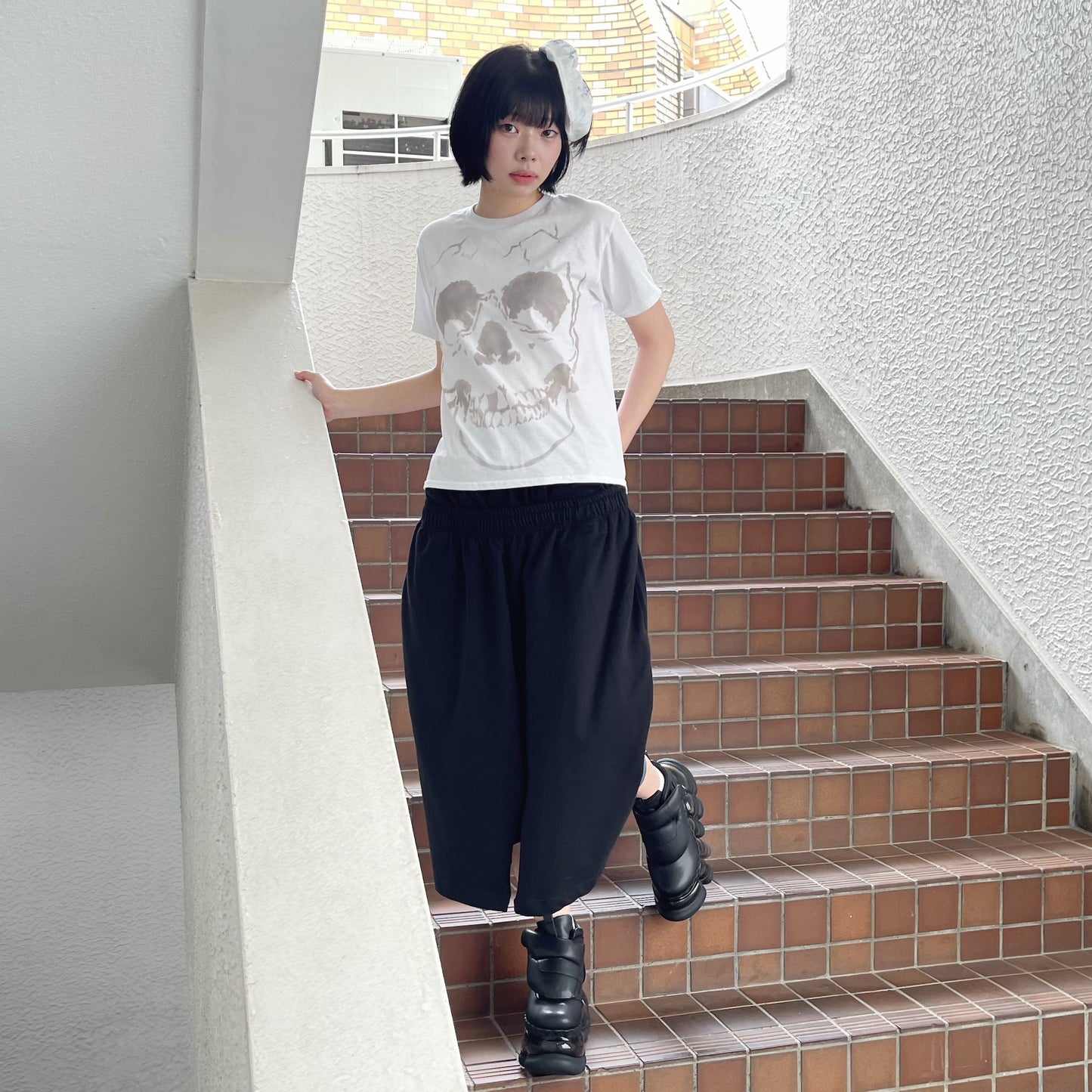 【SHEEP SOUVENIR】note drawing shushu / プリントシュシュ