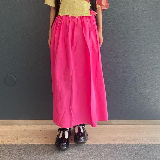 Constrict Skirt / Pink / 巻きスカート