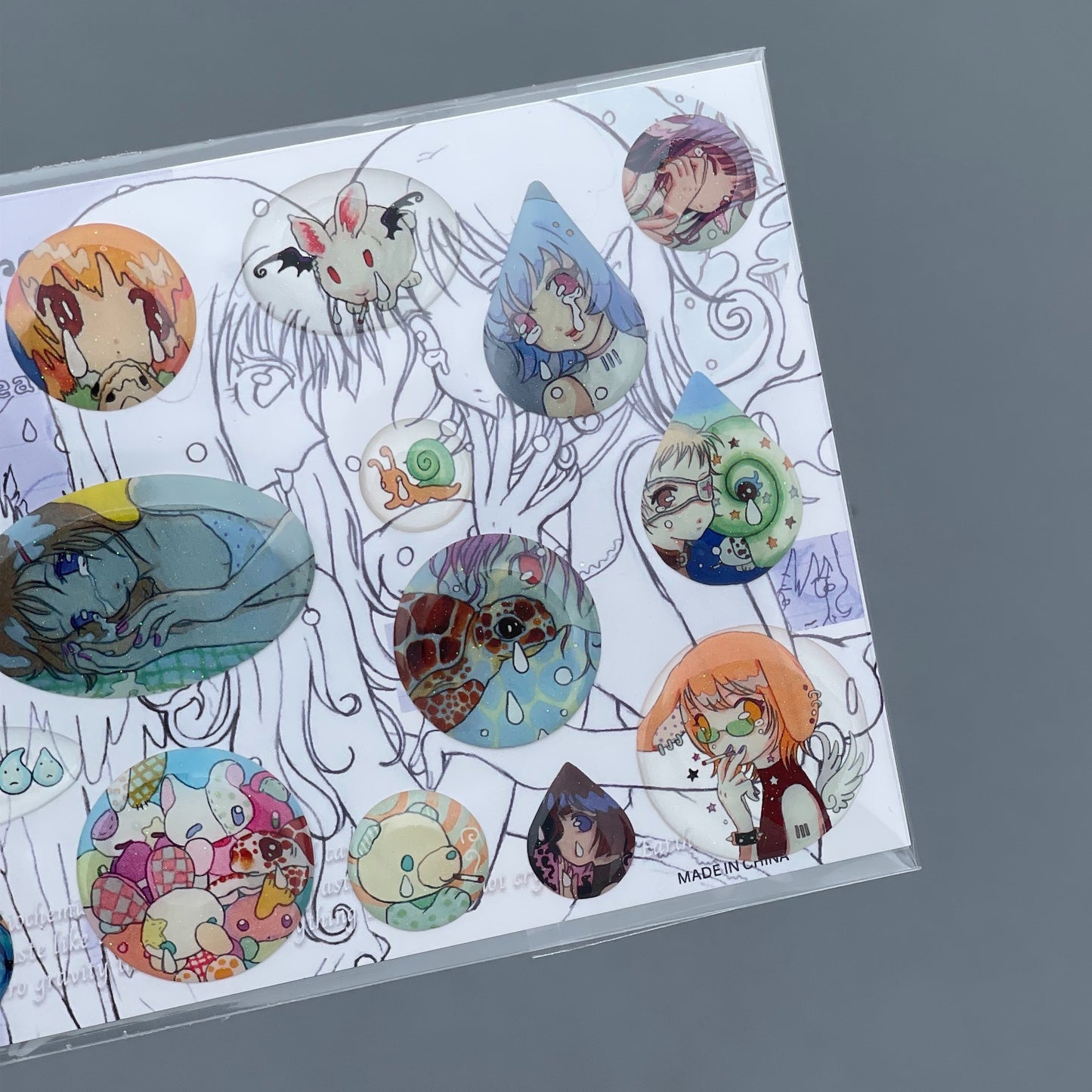 【oliwa】Still Tear sticker / ステッカー