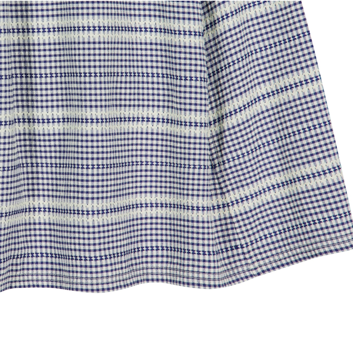 WIDE SHIRRING SKIRT / NAVY / ワイドシャーリングスカート