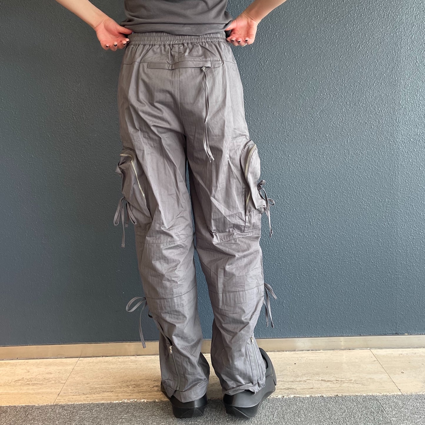 Side Pocket Silhouette Pants / Charcoal / サイドポケットパンツ