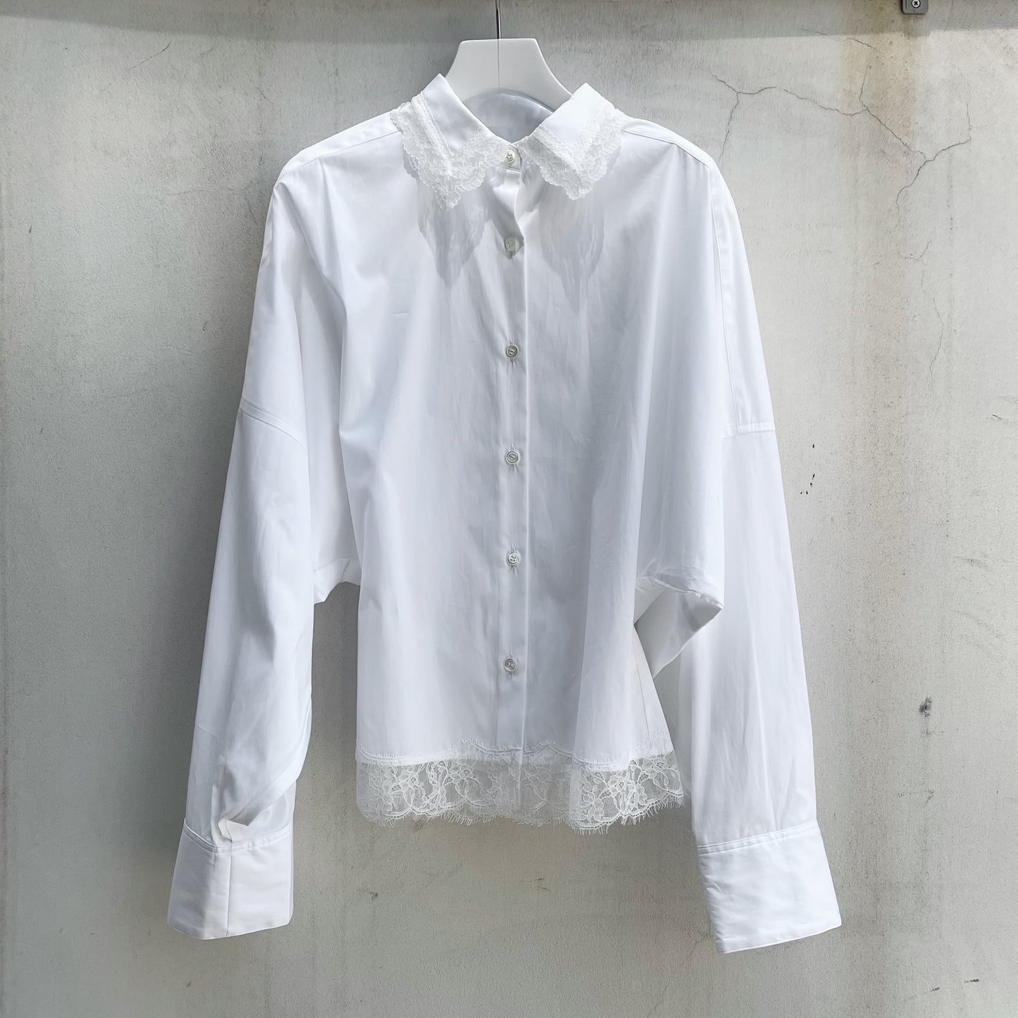 Hanna Shirt / White / ウエストシェイプシャツ