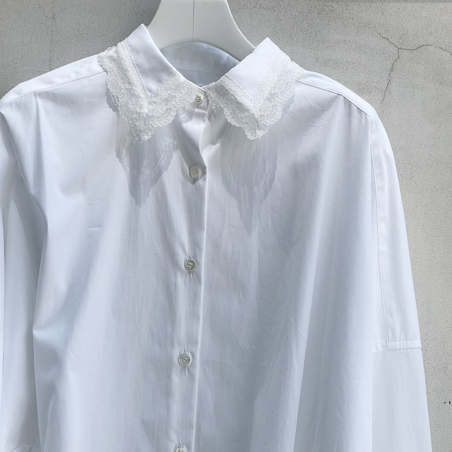 Hanna Shirt / White / ウエストシェイプシャツ