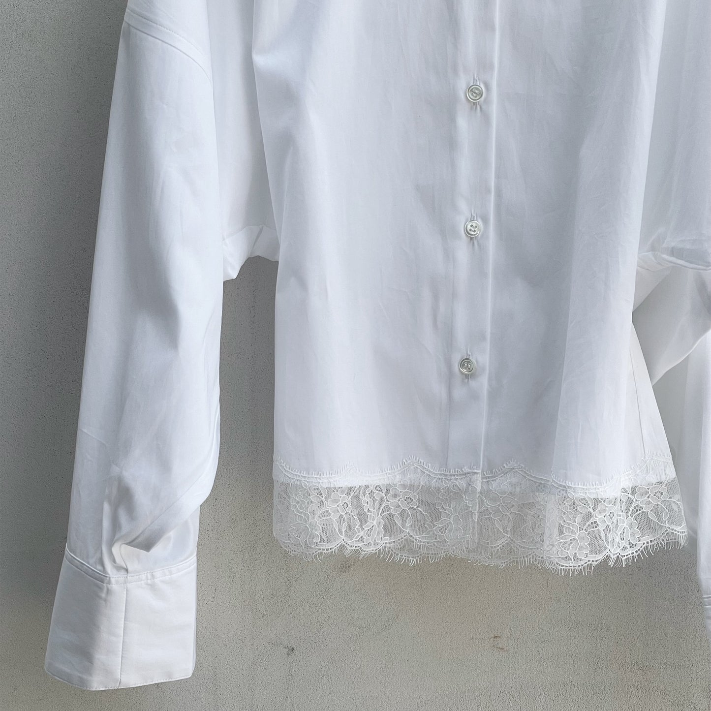 Hanna Shirt / White / ウエストシェイプシャツ