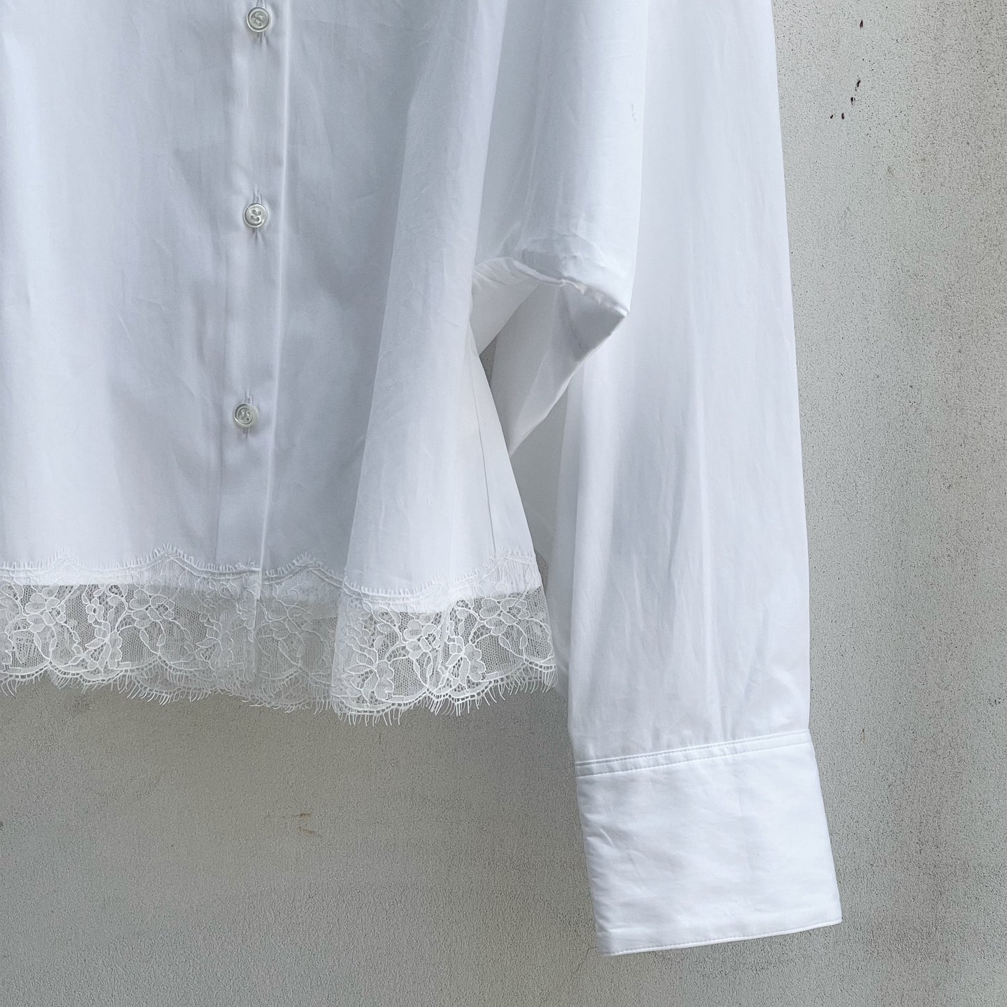 Hanna Shirt / White / ウエストシェイプシャツ