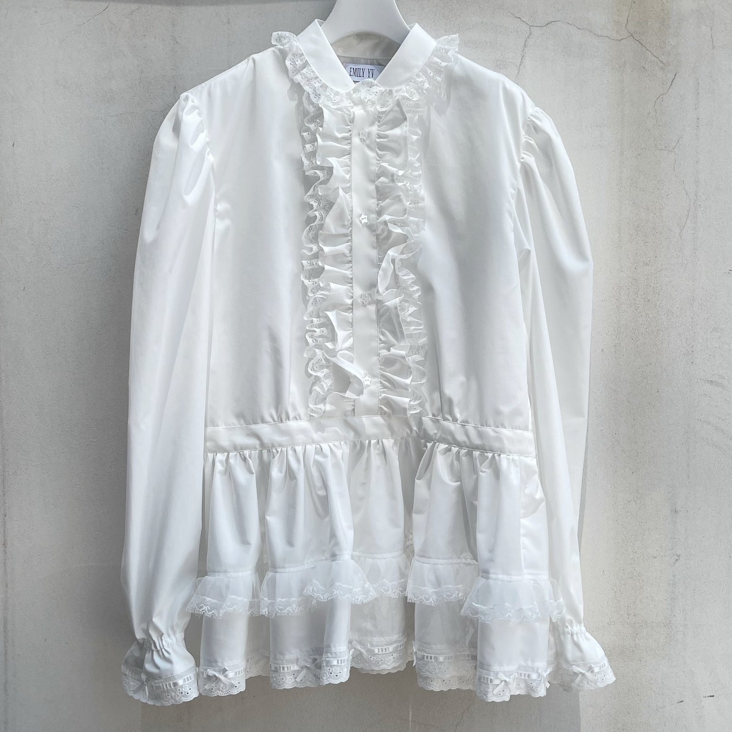 Frill dress / White / フリルドレス