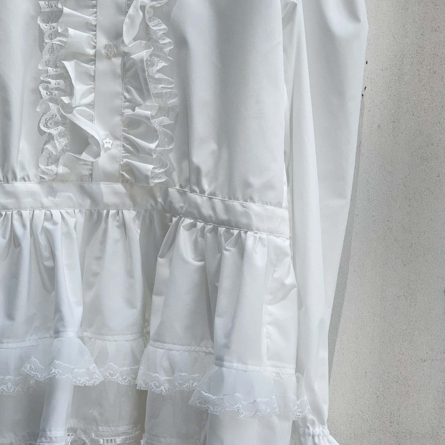 Frill dress / White / フリルドレス