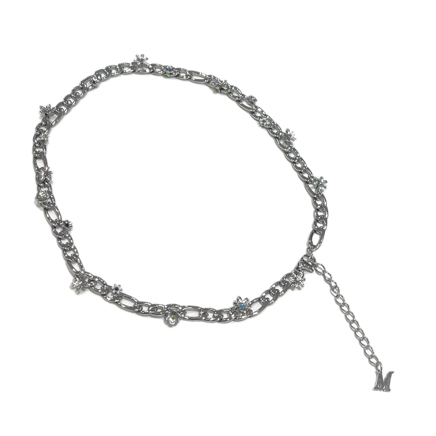 Blossom Chain / Silver / フラワーチェーンネックレス