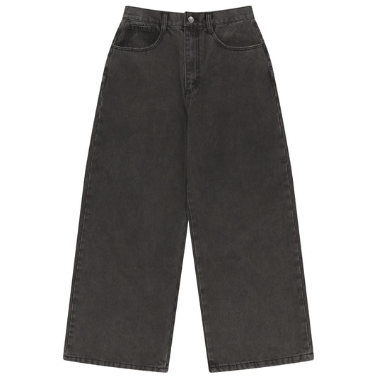 W STITCH DENIM PANTS / BLACK / Wステッチデニムパンツ