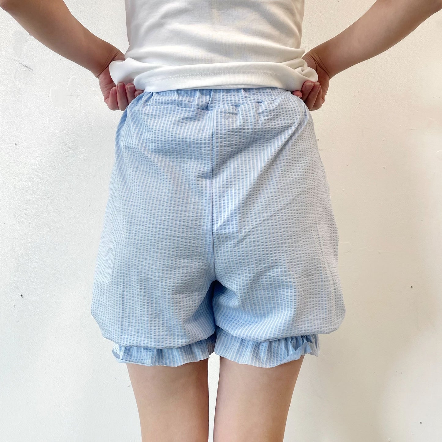 raffle short pants / Sky Blue / ラッフルショートパンツ
