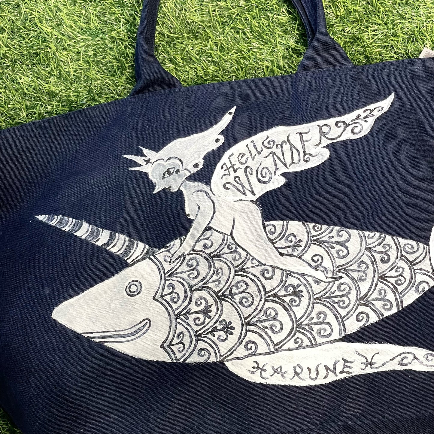 Bag - Fish / NAVY / バッグ