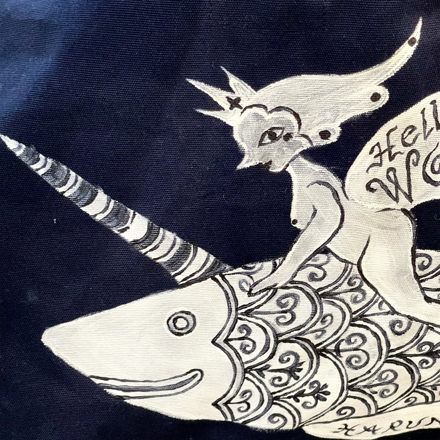 Bag - Fish / NAVY / バッグ