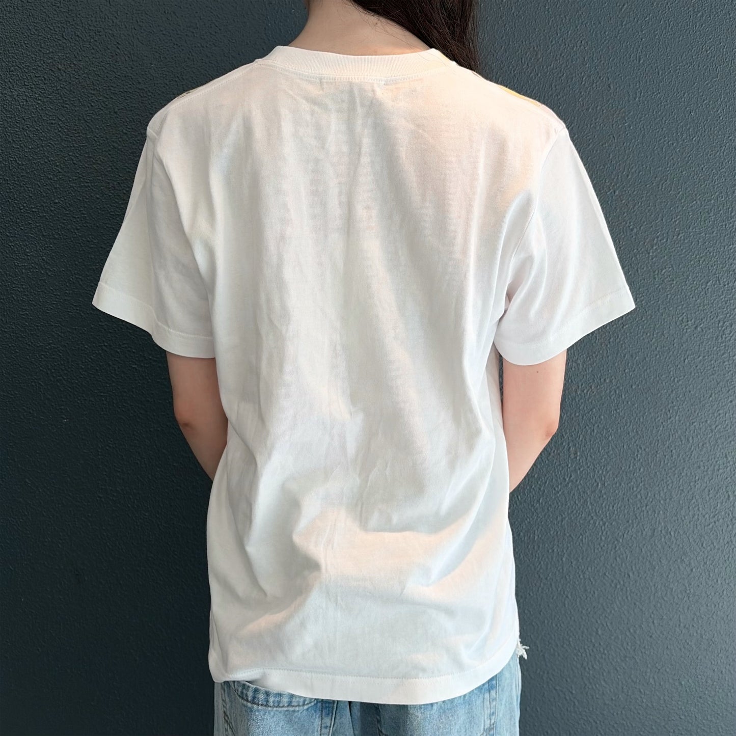 BA PAJAMA print t shirt / yellow / プリントTシャツ