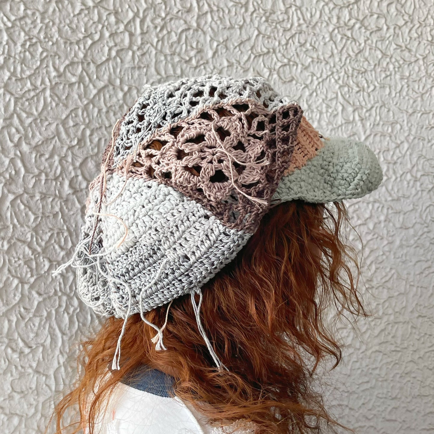 Knit newsboy / Brown / ニットニュースボーイキャップ