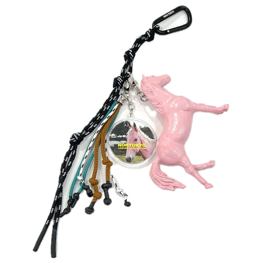 HORSE FRINGE KEY HOULDER / PINK / ホースフリンジキーホルダー