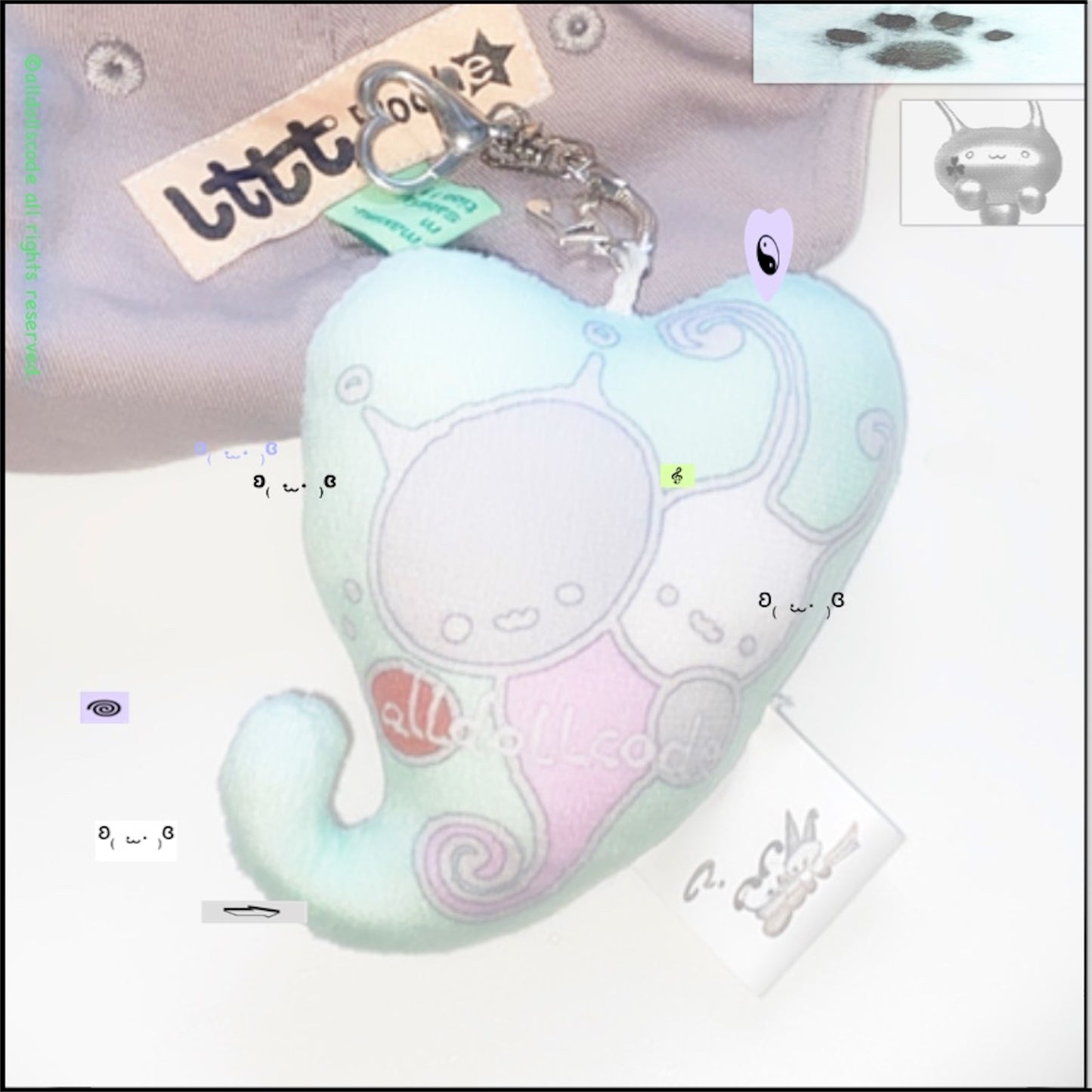 【alldollscode】heartstopper keyring / ハートキーリング