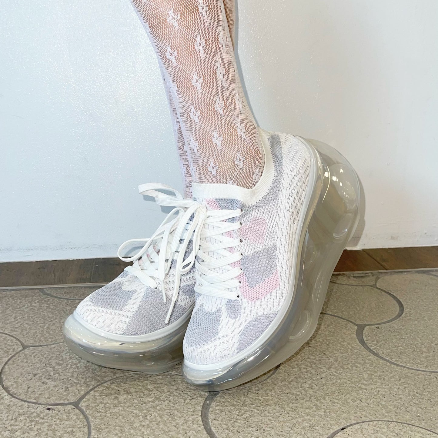 KNIT BAMBI MOON / PINK / ニットムーンスニーカー