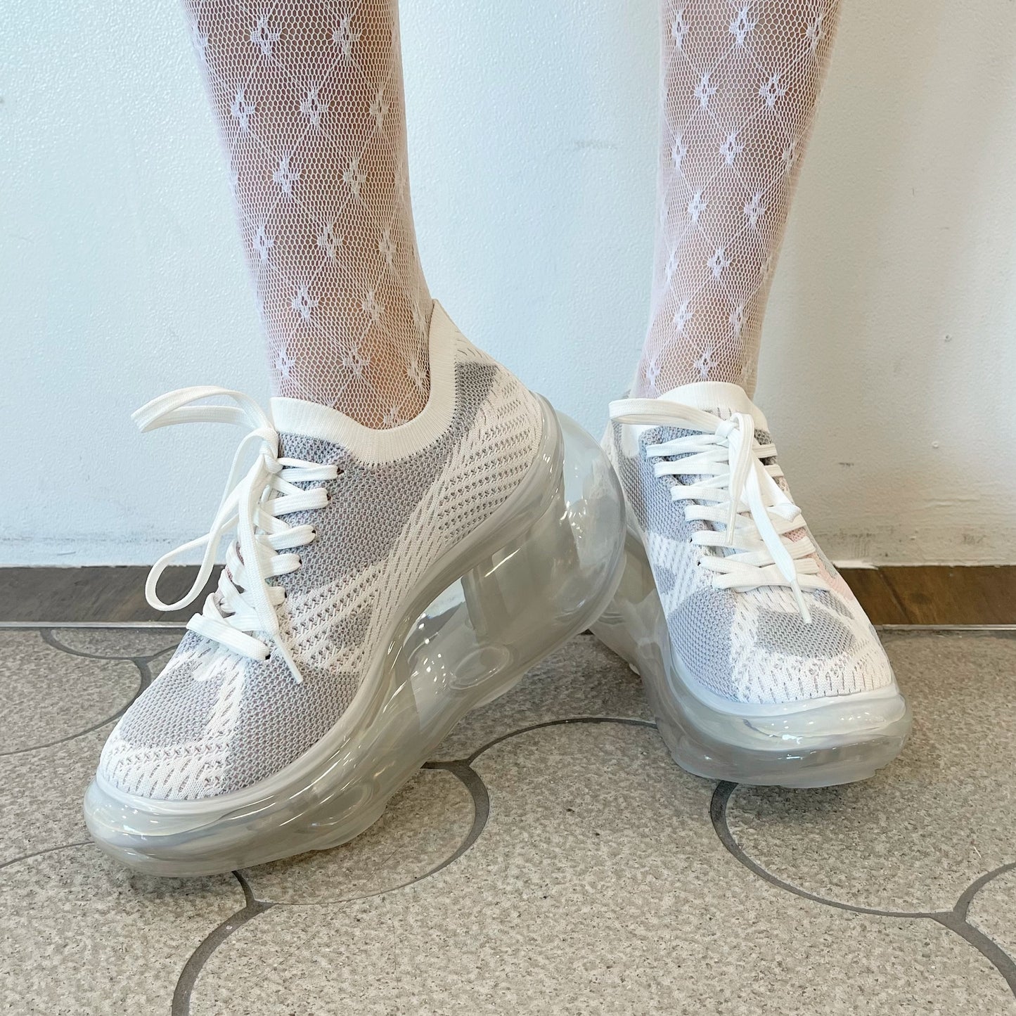 KNIT BAMBI MOON / PINK / ニットムーンスニーカー