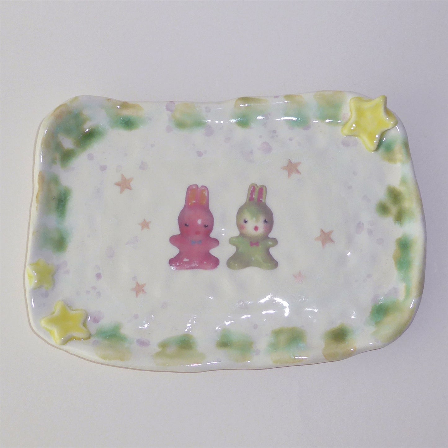 berry & sophie tray / うさぎのトレイ