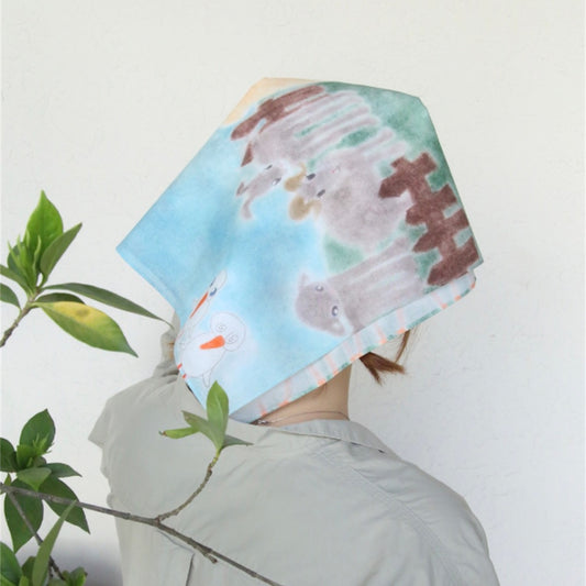 Pastoral Whispers scarf / uou_cute / スカーフ