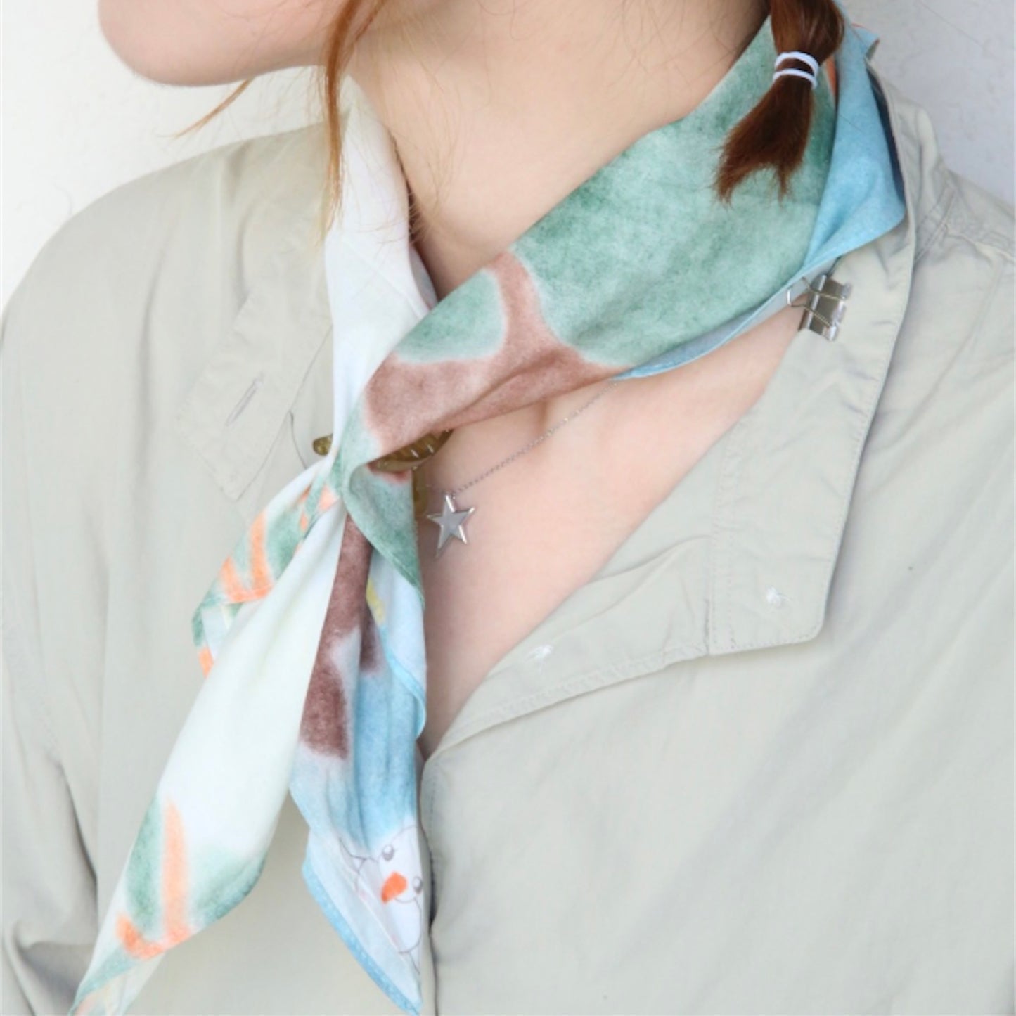 Pastoral Whispers scarf / uou_cute / スカーフ