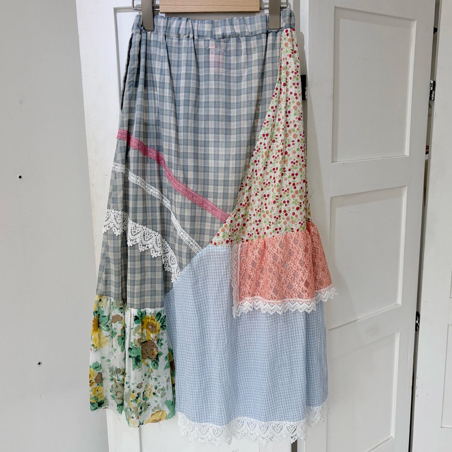 Crazy skirt / Flower Mix / アシンメトリースカート