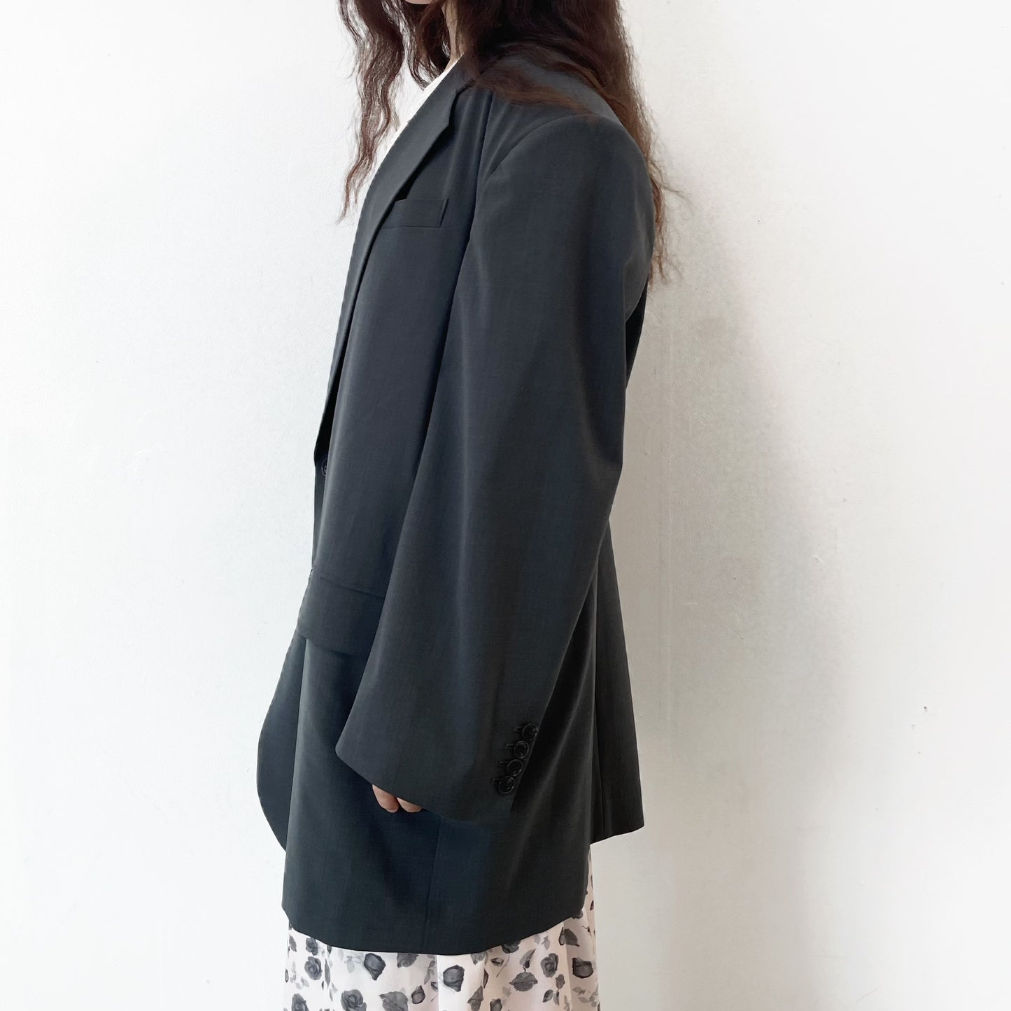 Nicholas Jacket / Gray / ビッグシルエットジャケット