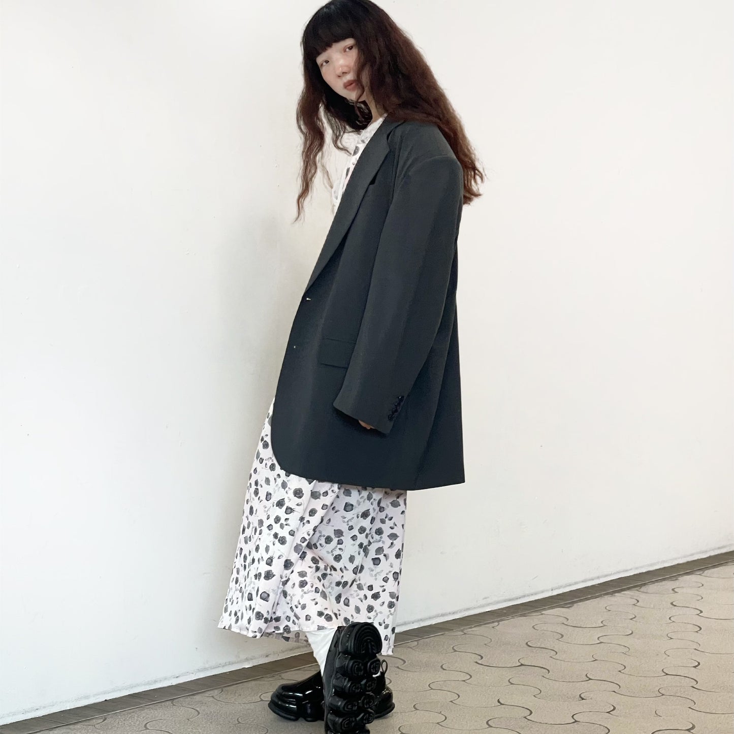 Nicholas Jacket / Gray / ビッグシルエットジャケット
