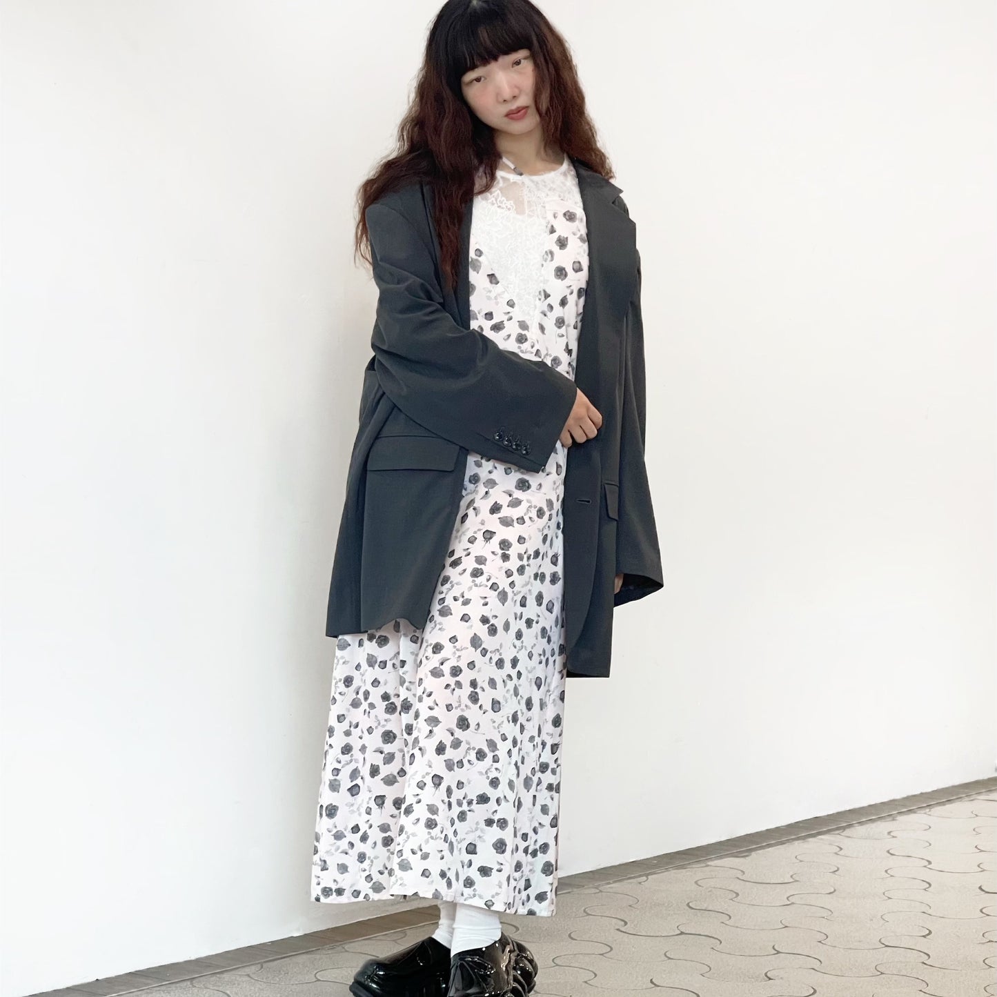 Nicholas Jacket / Gray / ビッグシルエットジャケット