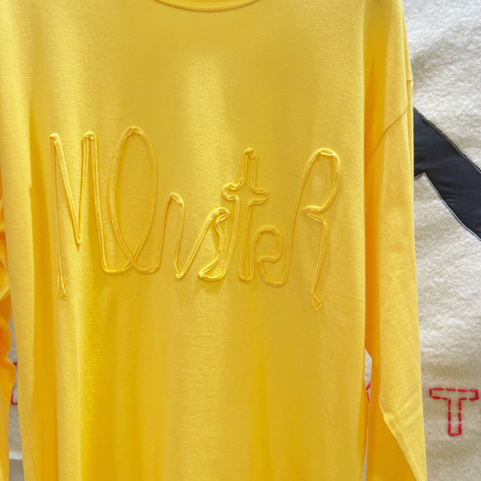 Curly T / Yellow / カールロングスリーブTシャツ