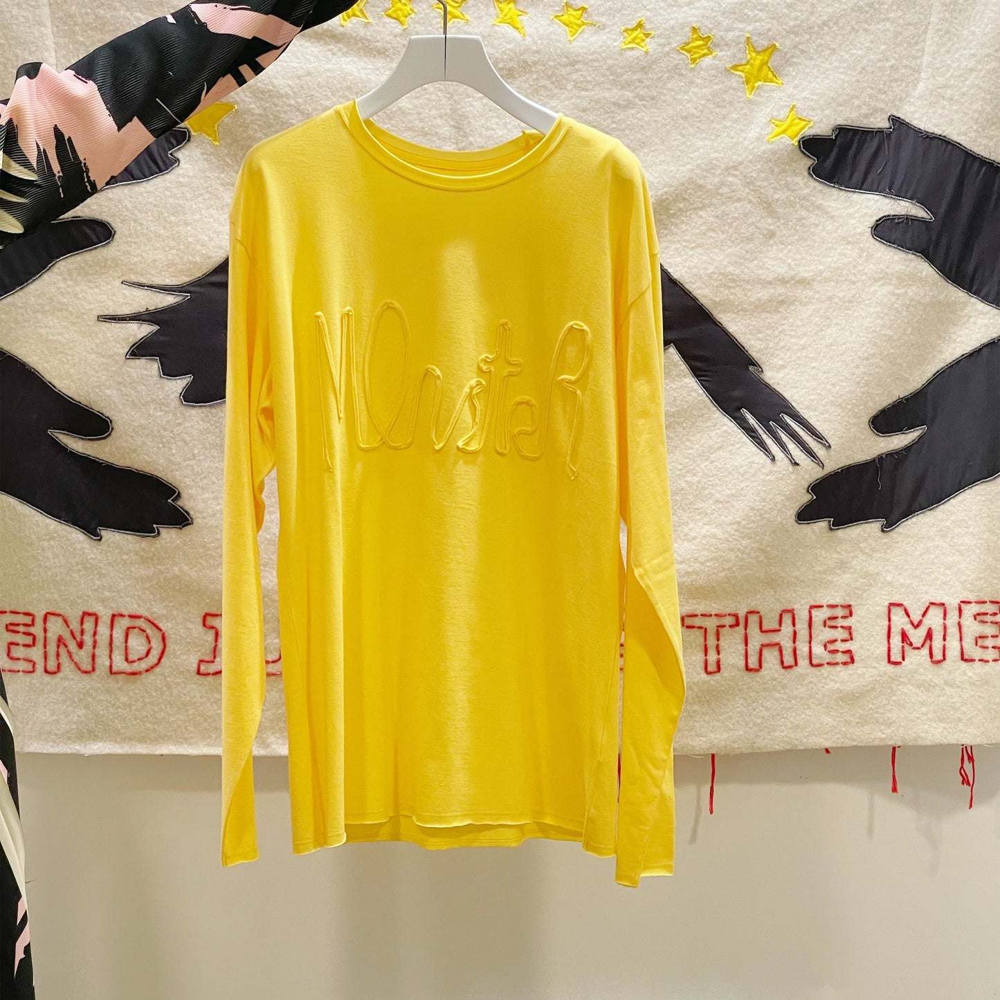 Curly T / Yellow / カールロングスリーブTシャツ