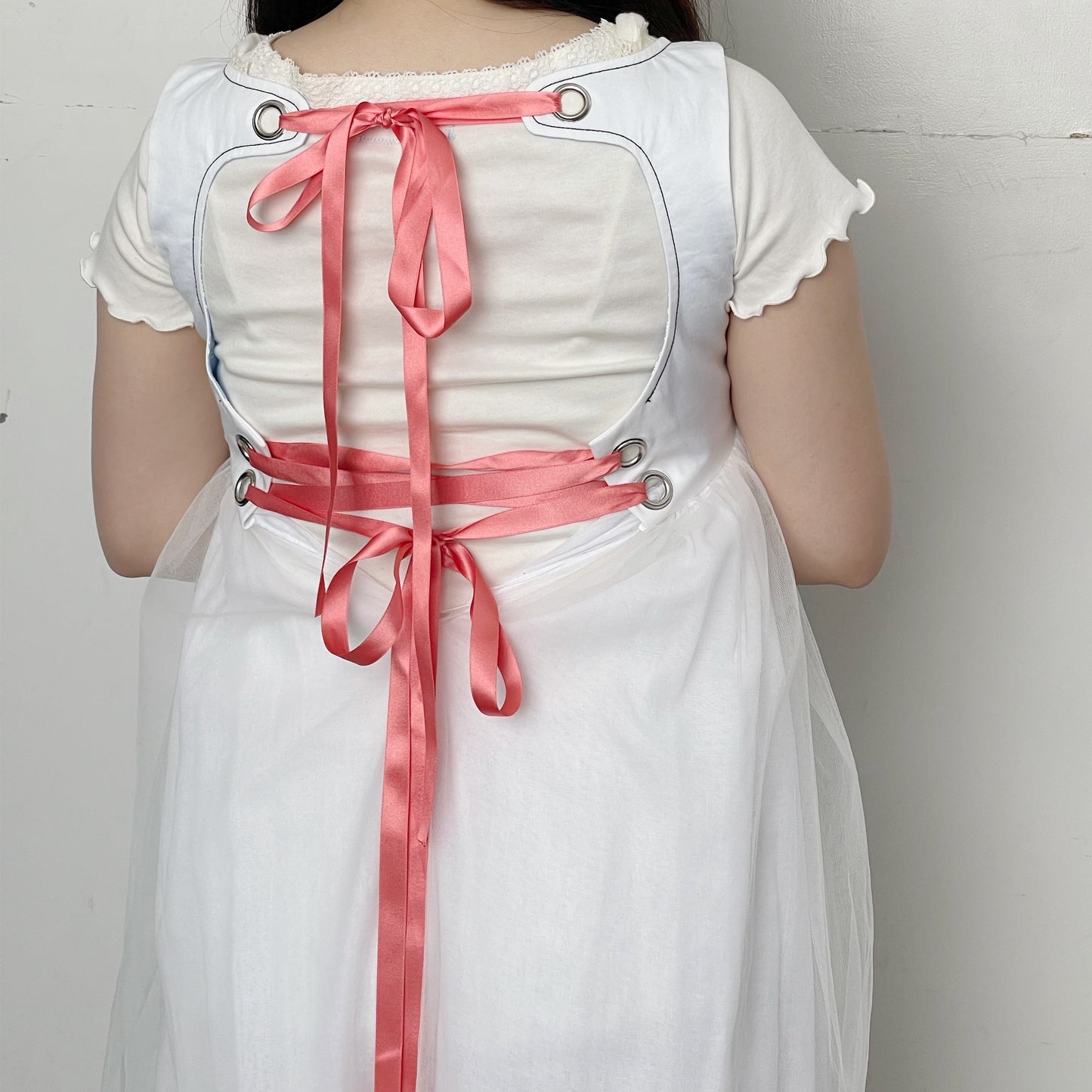 Angel dress / Purple thistles / エンジェルドレス