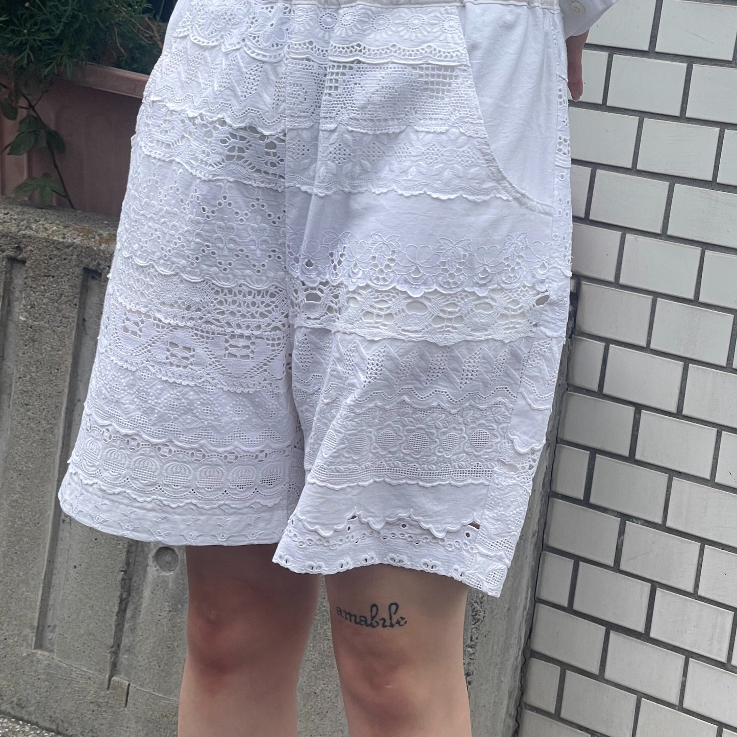 【SHEEP別注】LACE SHORTS / WHITE / レースショーツ