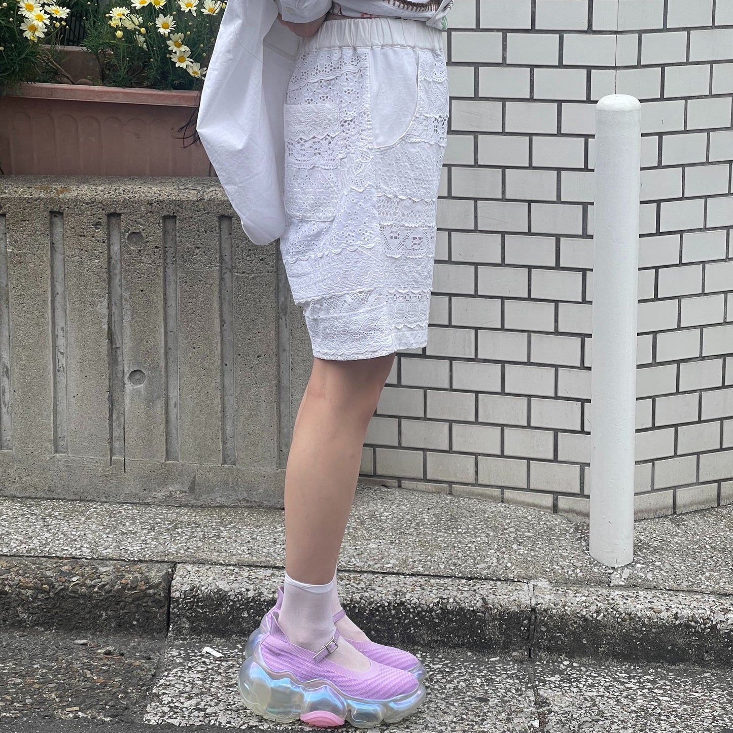 【SHEEP別注】LACE SHORTS / WHITE / レースショーツ