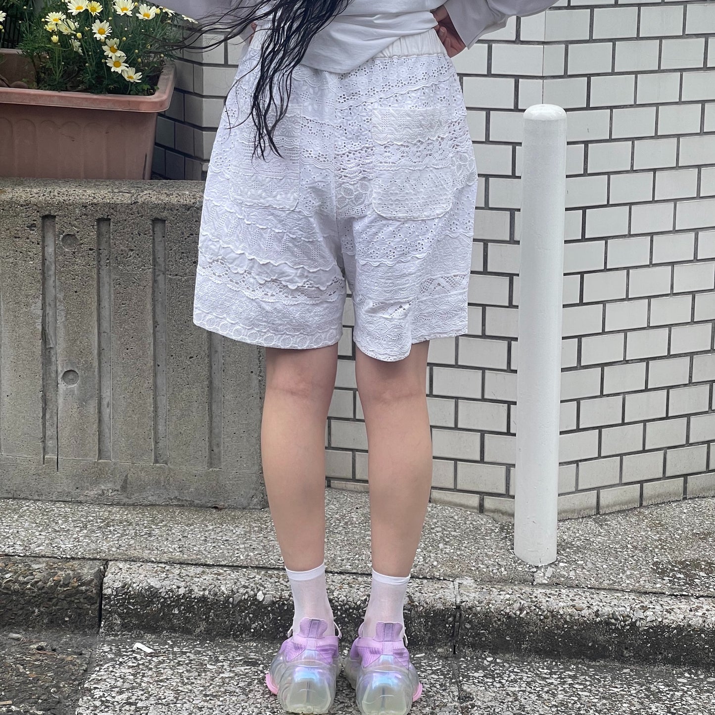 【SHEEP別注】LACE SHORTS / WHITE / レースショーツ