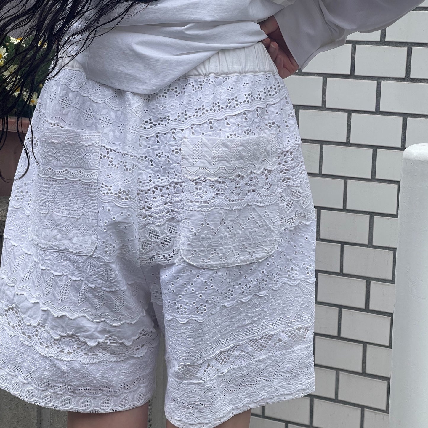 【SHEEP別注】LACE SHORTS / WHITE / レースショーツ