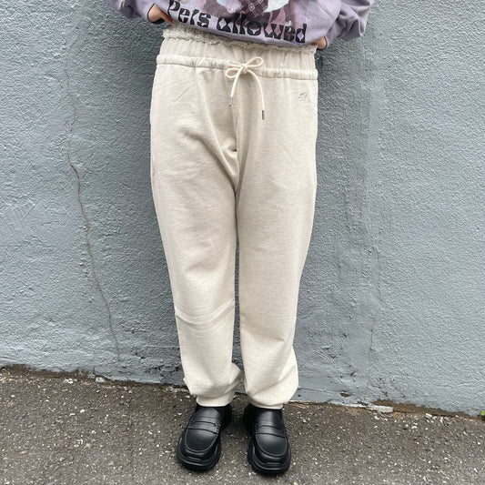 One day double pants / FROST GRAY / ダブルウエストスウェットパンツ