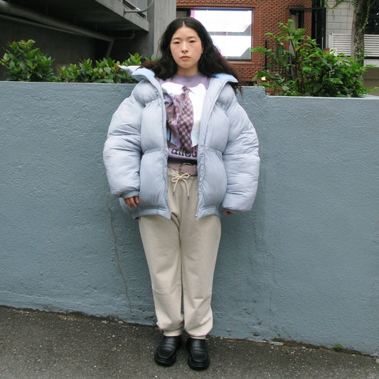 One day double pants / FROST GRAY / ダブルウエストスウェットパンツ