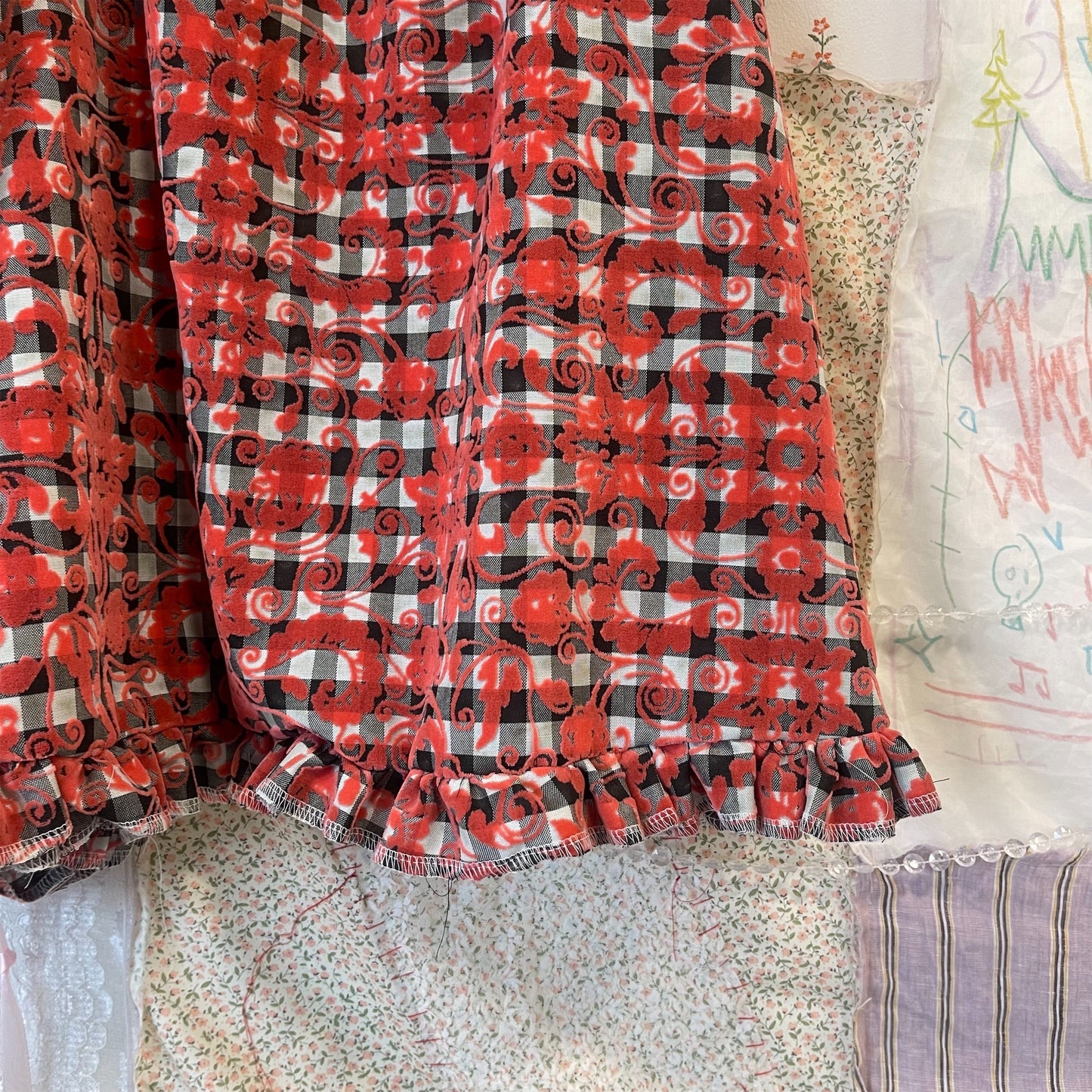 Gingham Skirt / Red Gingham / ギンガムスカート
