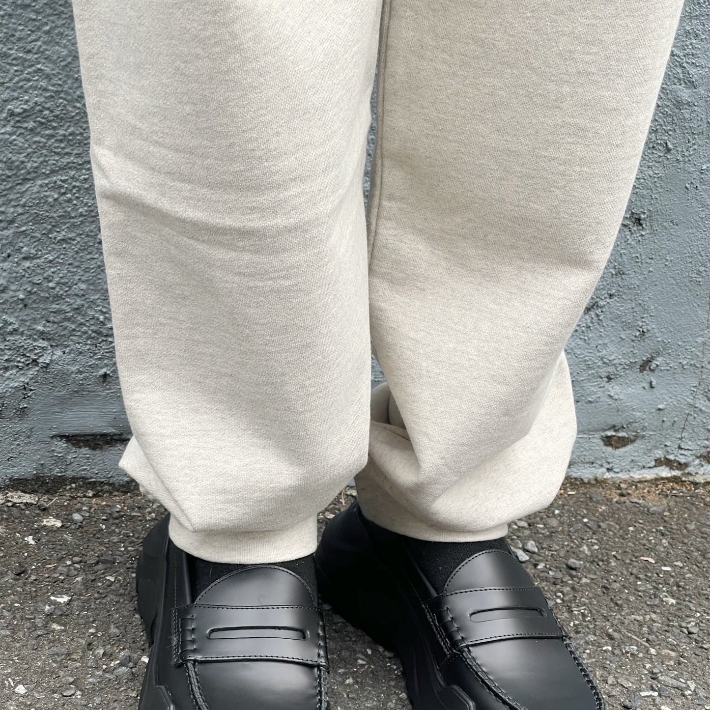 One day double pants / FROST GRAY / ダブルウエストスウェットパンツ