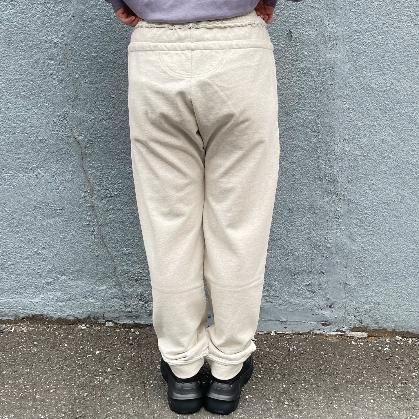 One day double pants / FROST GRAY / ダブルウエストスウェットパンツ