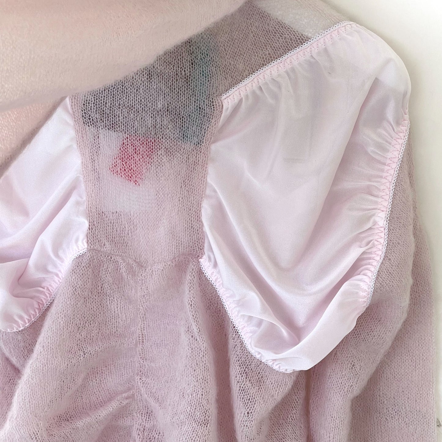 KNICKERS KNIT / PINK / ランジェリーニットドレス
