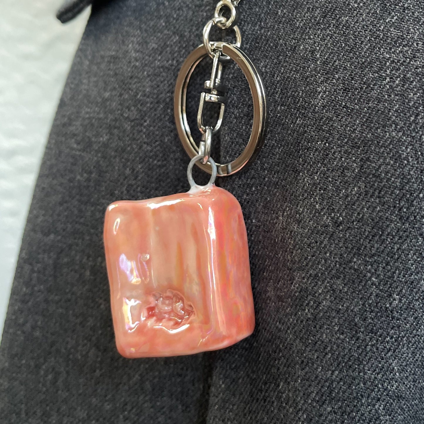 【SHEEP Limited】SHEEP book keychain / Pearl Pink / シープブックキーホルダー