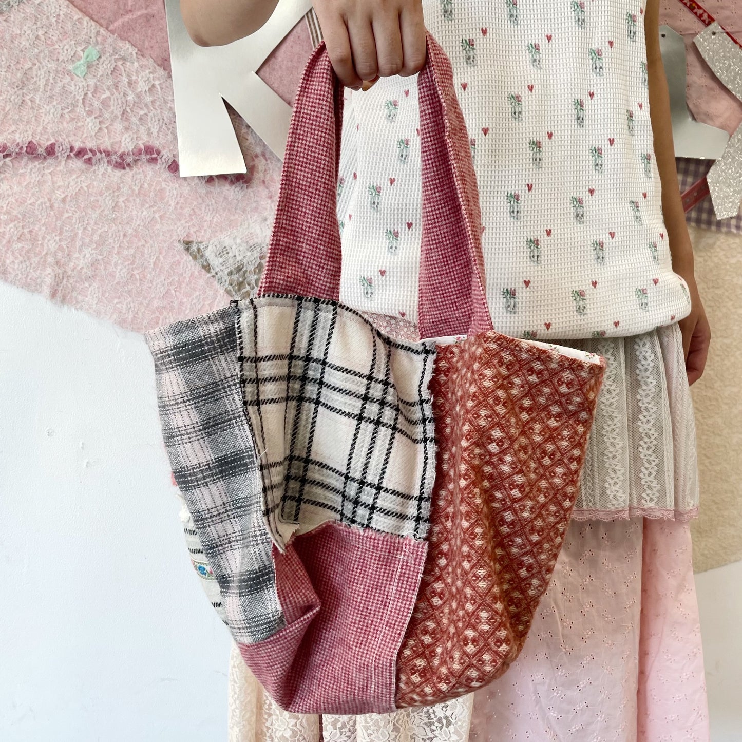 Winter tote bag / Red / ウィンタートートバッグ