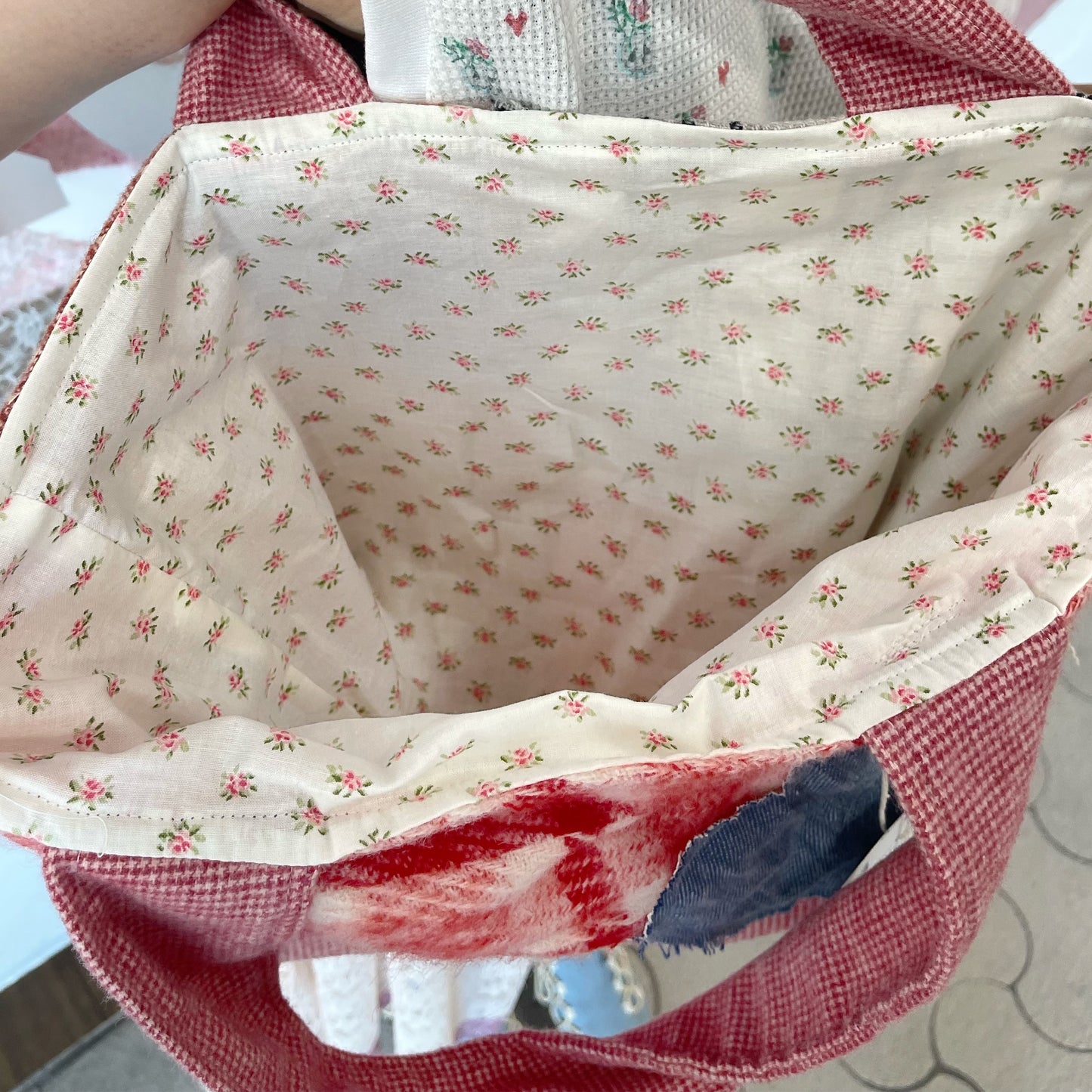 Winter tote bag / Red / ウィンタートートバッグ