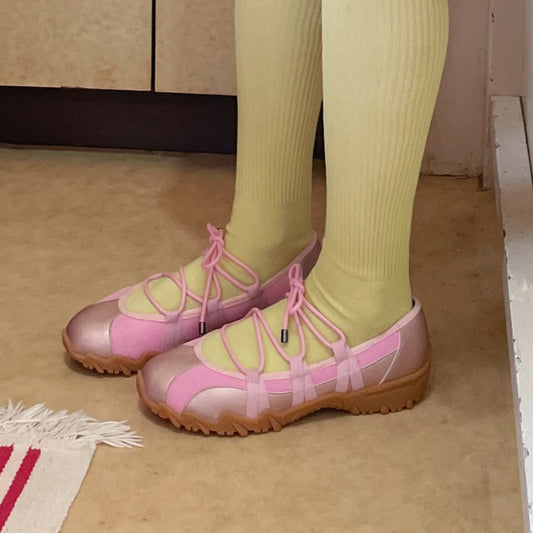 Turn / Pink / yushokobayashiシューズ