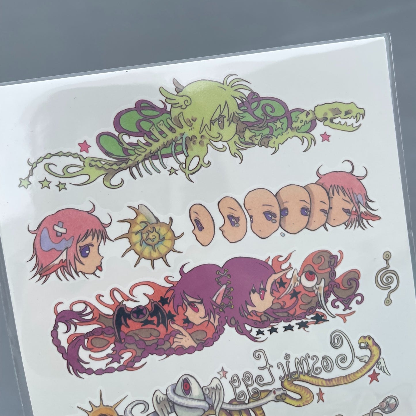 【oliwa】Cosmic Egg tattoo sticker set / ステッカー