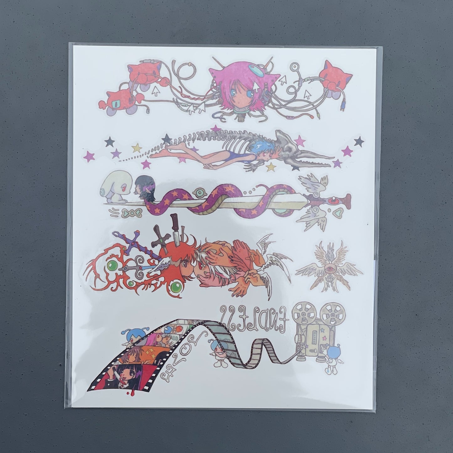 【oliwa】Cosmic Egg tattoo sticker set / ステッカー