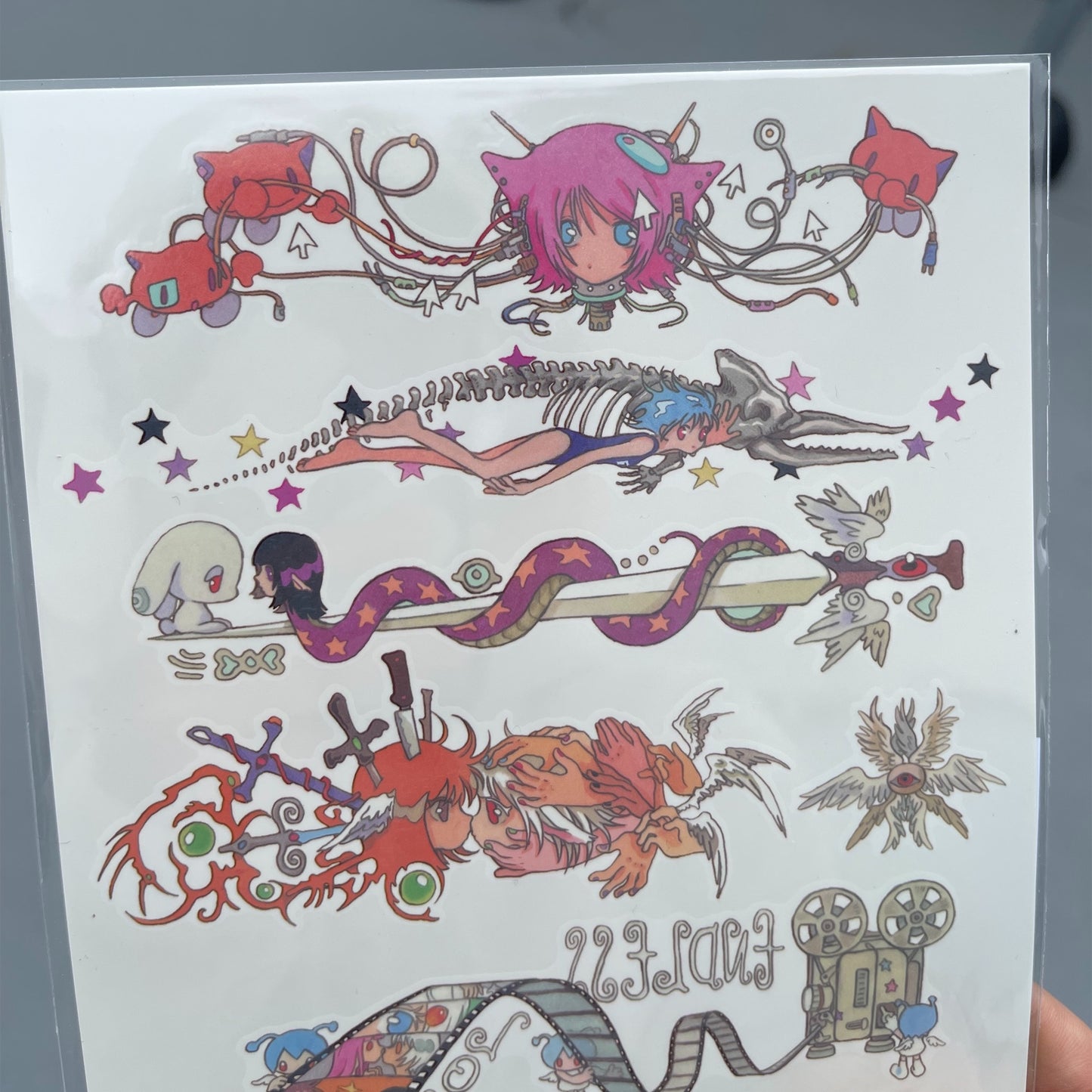 【oliwa】Cosmic Egg tattoo sticker set / ステッカー