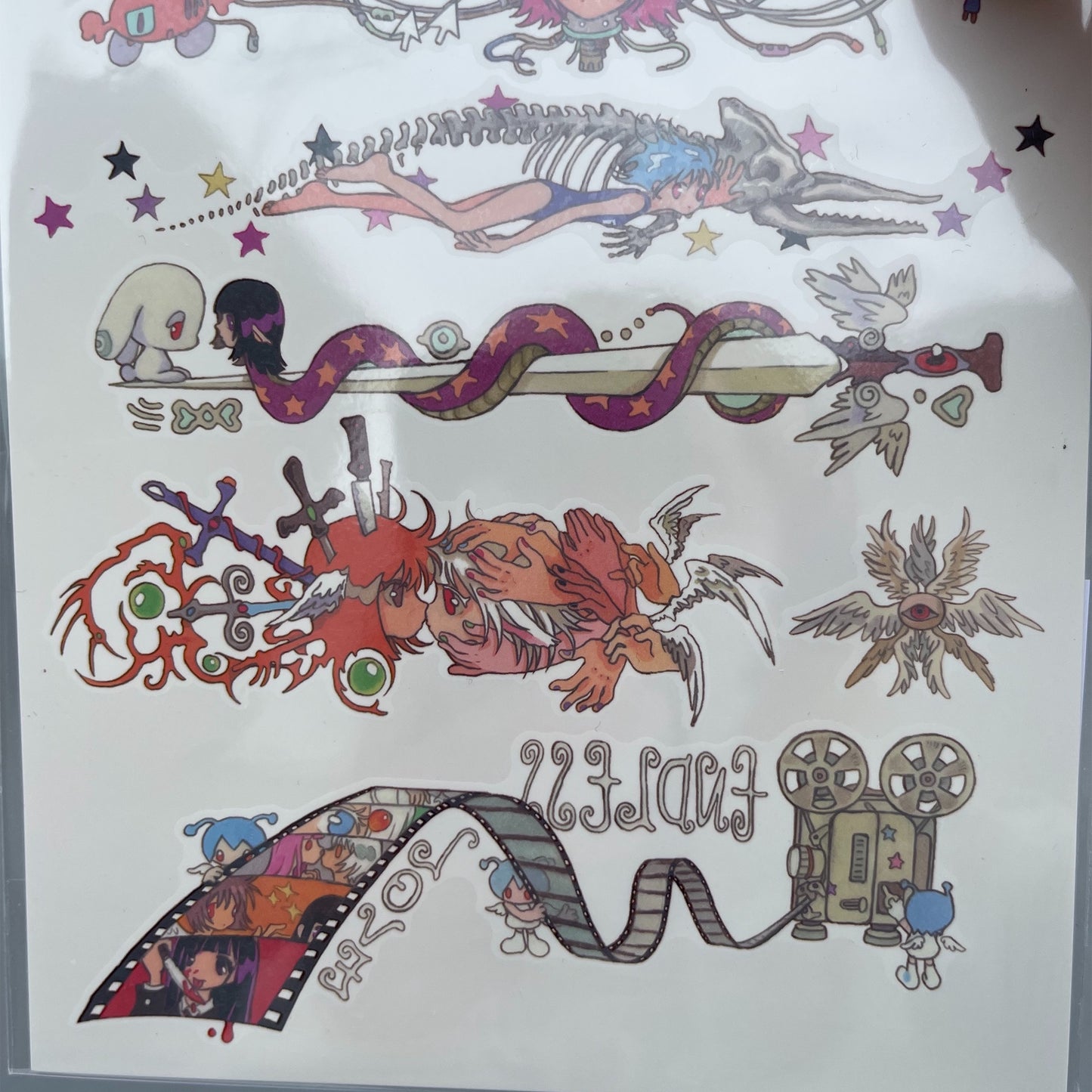 【oliwa】Cosmic Egg tattoo sticker set / ステッカー